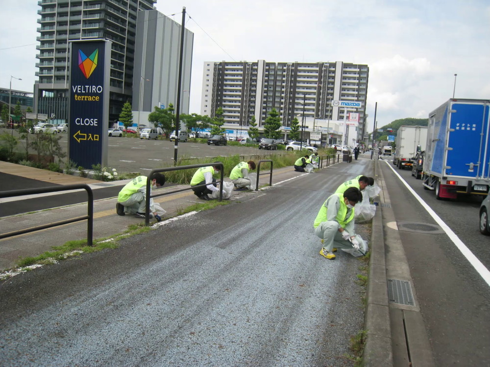 第1回　国道1号東静岡駅周辺清掃活動