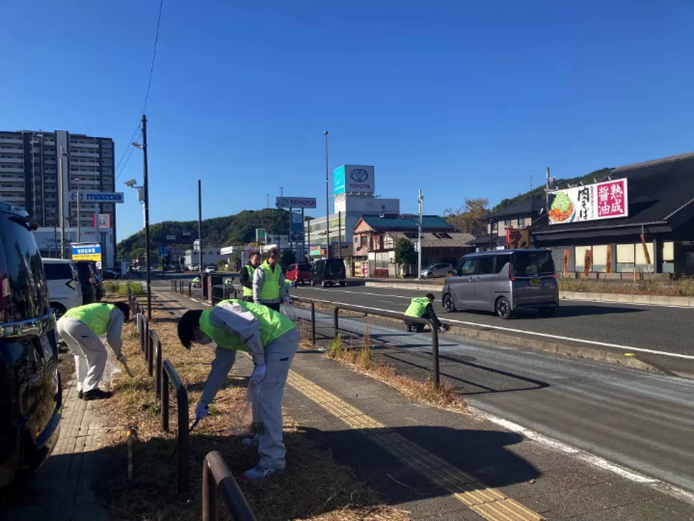 第4回　国道1号東静岡駅周辺清掃活動