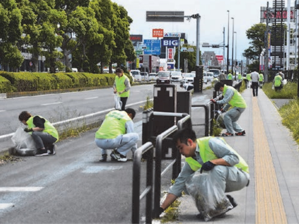 第1回　国道1号東静岡駅周辺清掃活動